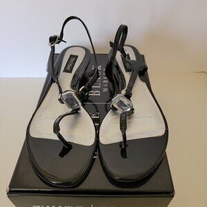 WHBM Janae Sandals Black Size 7.5